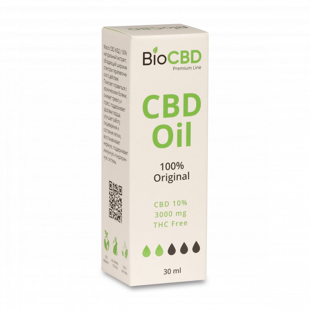 CBD масло "BioCBD" КБД: 3000мг 10% 