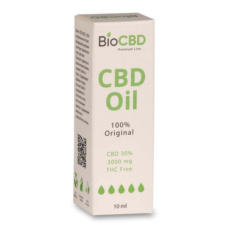 CBD масло "BioCBD" КБД: 3000мг 30%